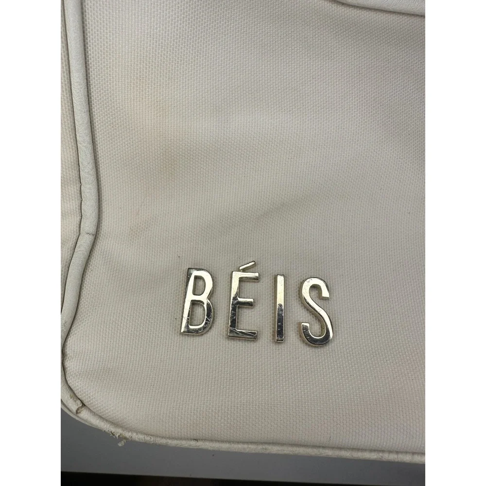 Beis north to south tote beige 15 x 13 stained read description‎